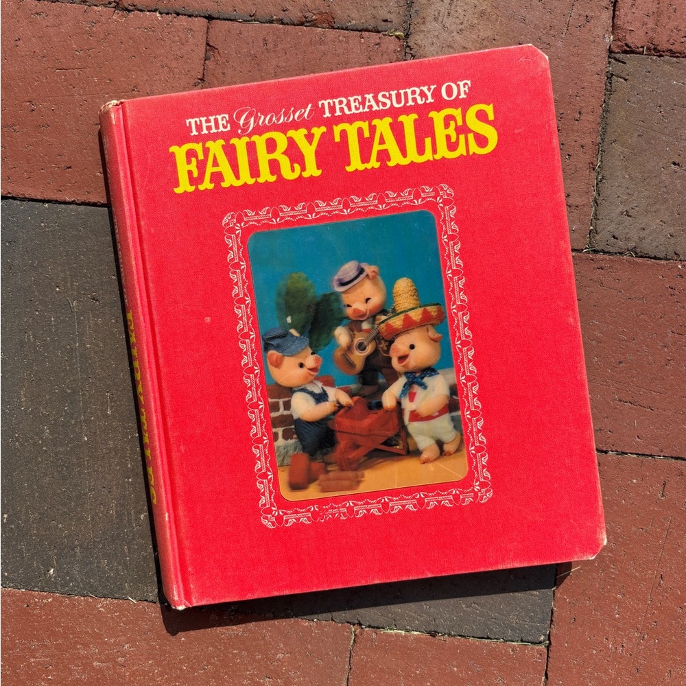 1974 The Grosset Treasury of Fairy Tales 3D Illustrations Little Red Riding Hood - Picture 2 of 12